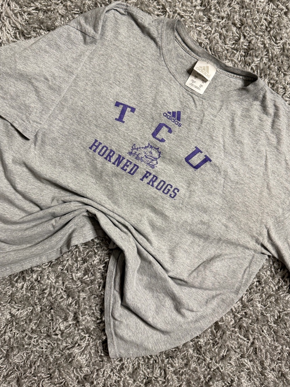 2000s Adidas TCU Horned Frogs Shirt